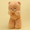 4 barvy Plyšové hračky Medvídek Krásná kreslená zvířecí panenka Hřejivá dětská uklidňující panenka Medvídek Kawaii Domácí dekorace Vánoční dárek k narozeninám