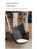 Canvas Hanging Chair: Thickened Indoor/Outdoor Dorm Swing for College Students & Kids