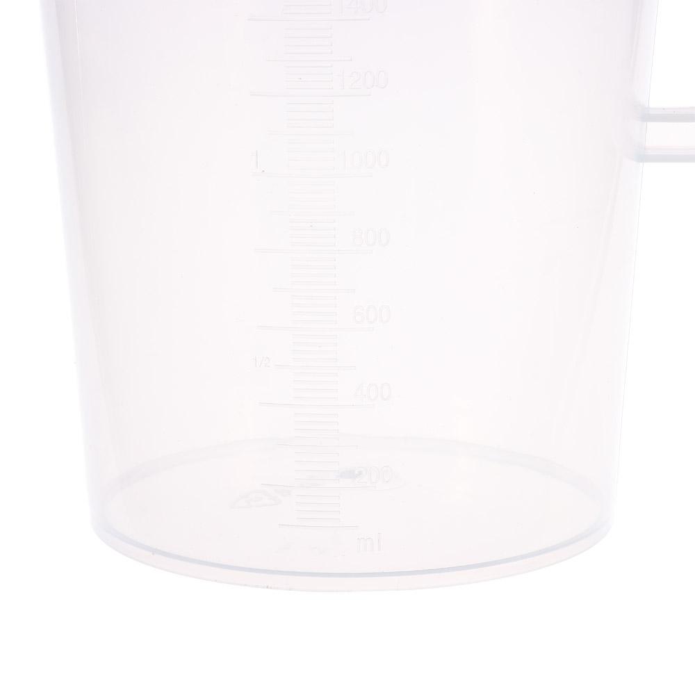 Autoclavable Polypropylene Plastic Pitcher Measuring Container with Handle  Resin, Epoxy