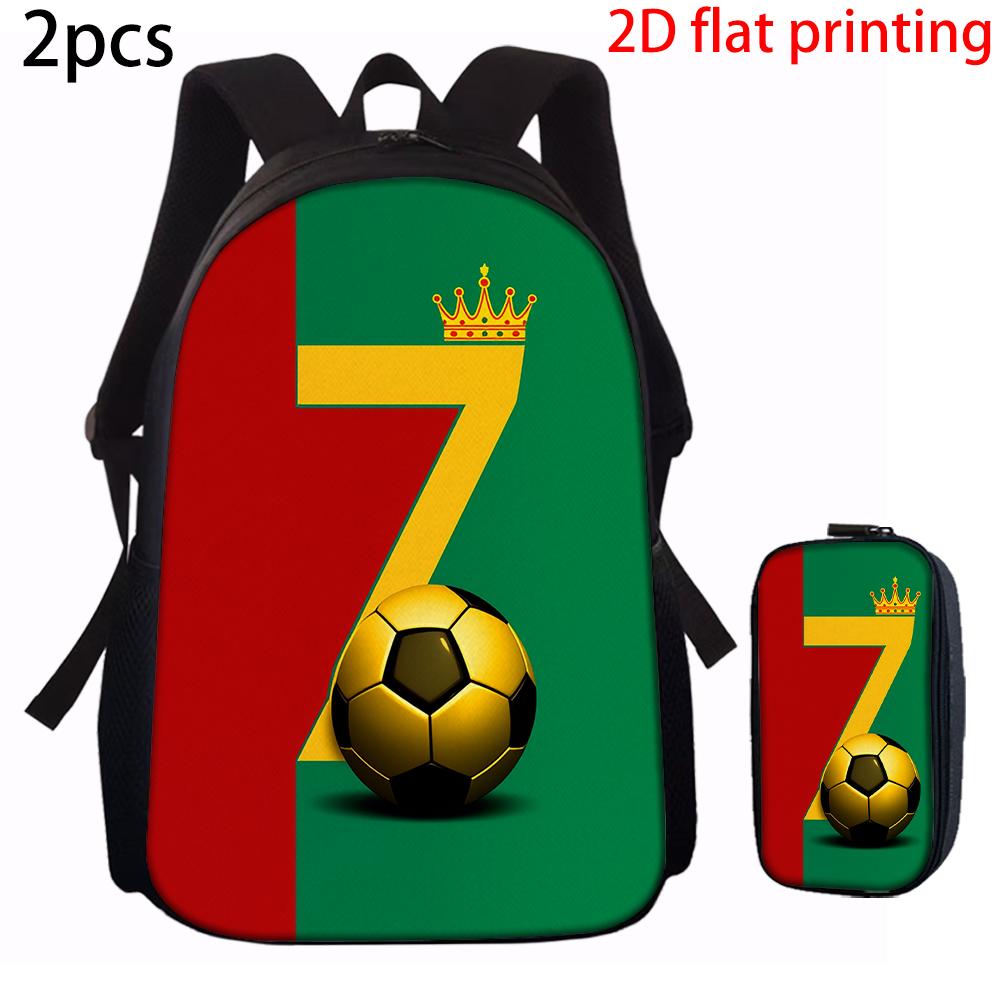 Set de 3 Sacs à Dos Motif Chiffre 67 de BD Léger Spacieux Sac Tote d'École Sac de Voyage avec Sac Bandoulière Trousses à Crayons Cadeau