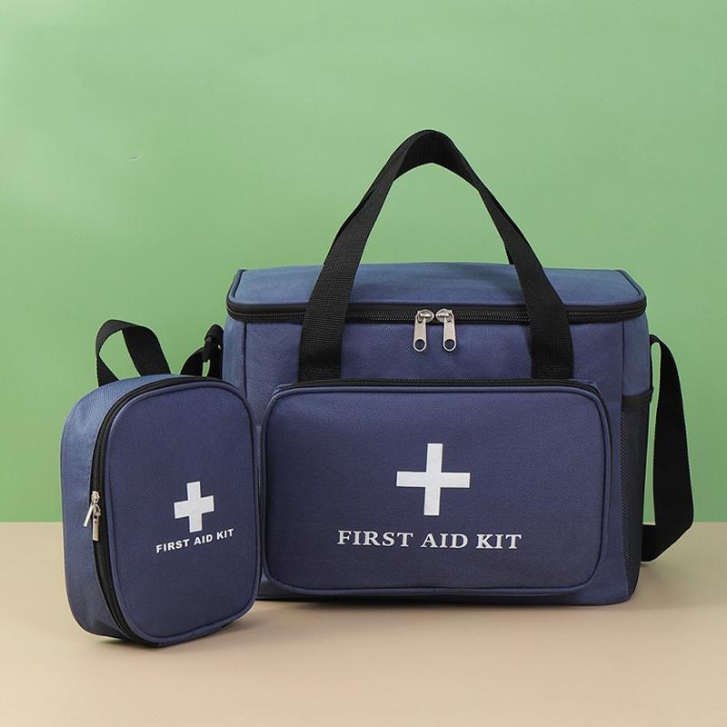 High Capacity Car Mounted Medical Kit, Outdoor First Aid Kit, Household Fabric Epidemic Prevention Emergency Drug Storage Bag