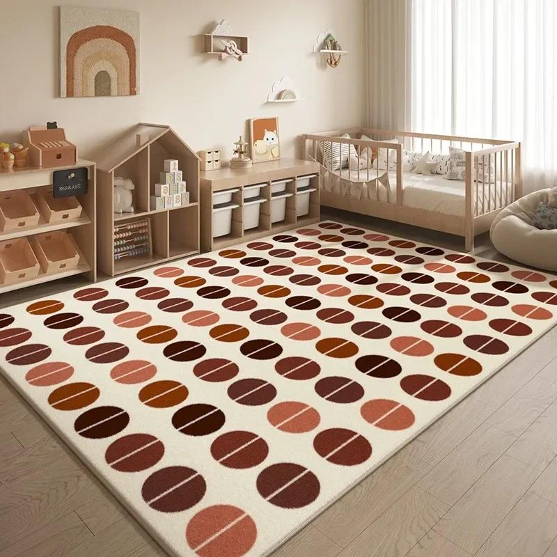 Abstract Graffiti Carpet Mat Rug Smiley Face Geometric Shapes Kids Art Playful Home Decoration Floor Mat Rugs for Bedroom Rug