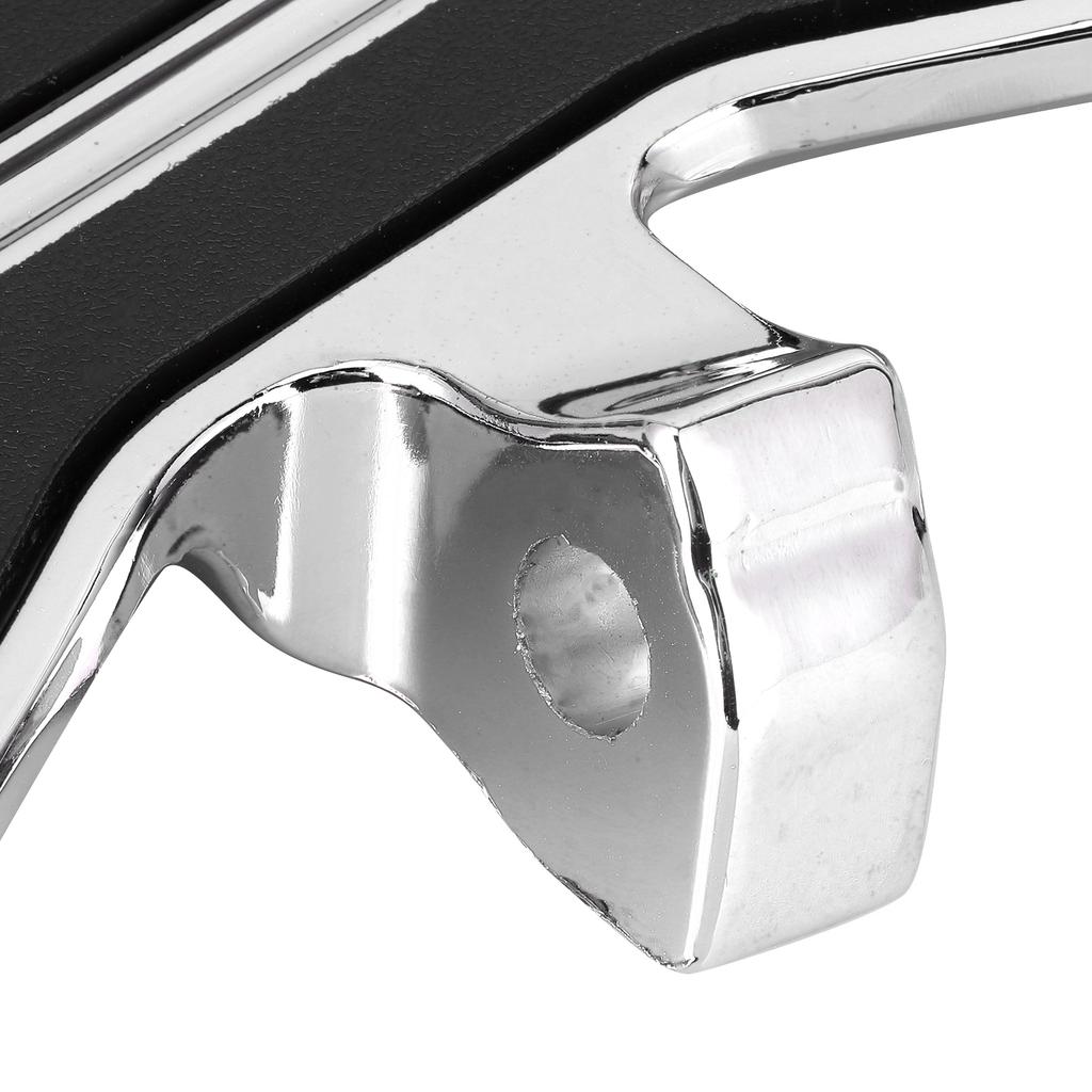 Aluminum Front   Floorboards Foot Pegs Footboard Fit for Indian   Sixty Bobber 20152021(Matte Black Glossy Black )