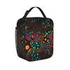 Yayoi Kusama Thermal Insulated Lunch Bag for Picnic Portable Food Bag Container Thermal Cooler Lunch Boxes