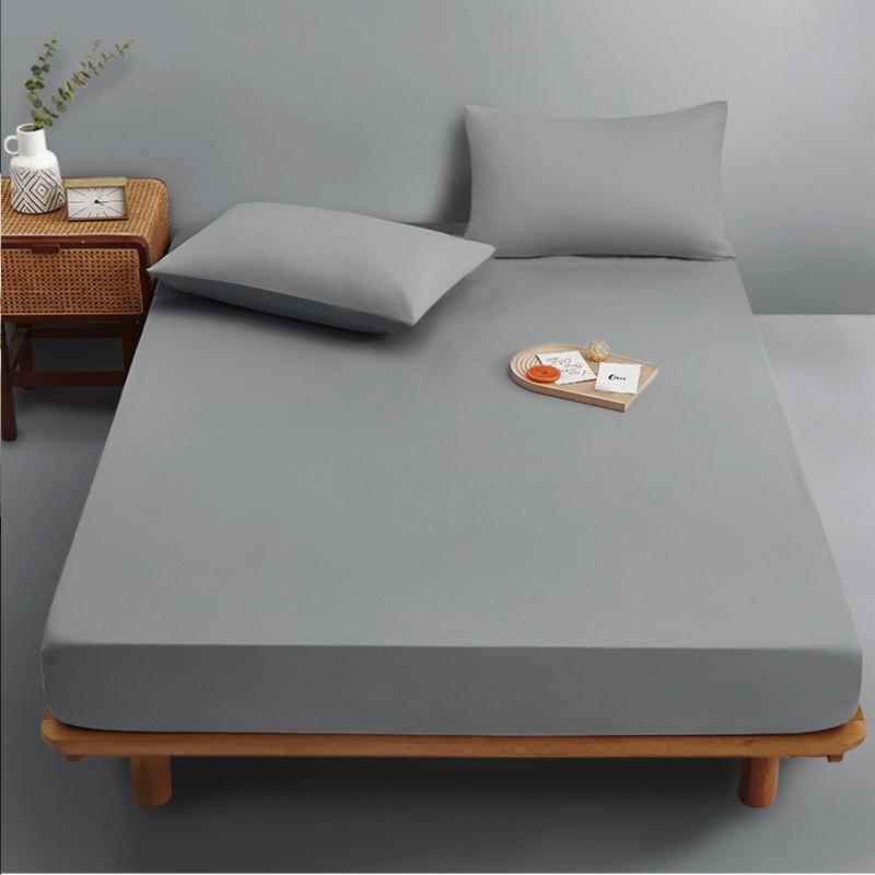 Wasserdichter Spannbettlaken Matratzenschoner - Feuchtigkeitsschutz Bettbezug für Schlafzimmer/Kinderzimmer, Mehrere Farben & Größen zum Abblocken von Verschüttungen, Flecken