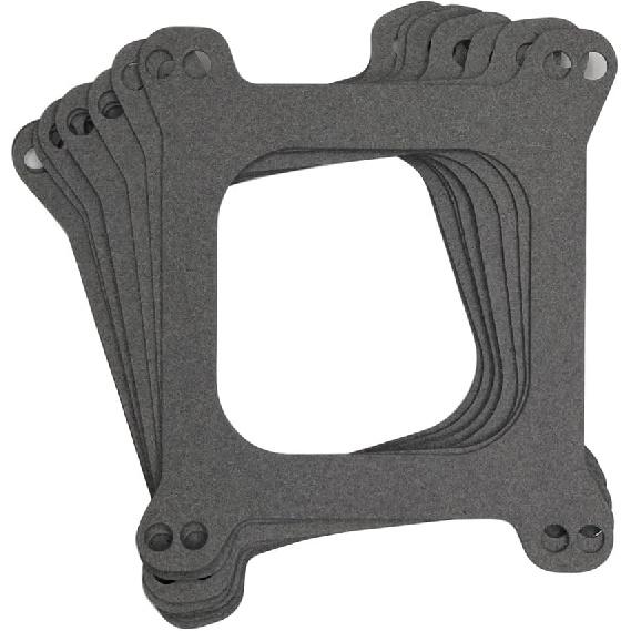 10 Pack Holley Carburetor Base Gaskets Open 4 Bbl 1/16" Thick Compatible With SBC BBC 350