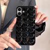 Black Love Heart Jelly TPU Phone Case For For Iphone 17 16 Pro Max Air 1 14 13 12 11 Pro Max 16 Plus Soft Back Cover