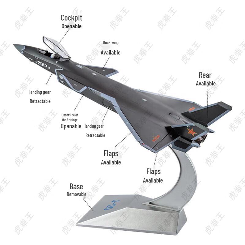 1:48 J-20 Fighter Jet Model