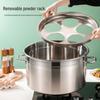 Large-Capacity Commercial Gas Noodle Cooker, Thickened Stainless Steel, Scalding Pot, Soup Barrel, Mala Tang Cooking Pot.