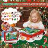 24 Stück 3D-Drucker Tierfiguren Weihnachtskalender Set mit Blindbox-Überraschung für Feiertagsdekoration und Sammlerspielzeug
