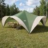 Party Tent with Roof Green 600 x 600 x 400 cm Polyester and Steel
