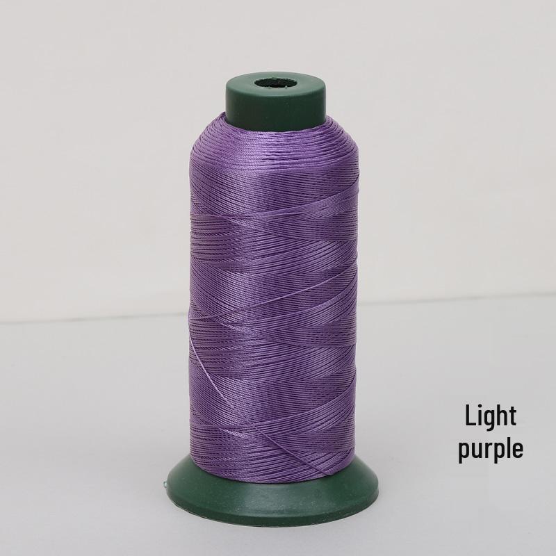 Sewing Machine & Handcraft Thread: High-Strength Mercerized Nylon for Upholstery, Leather, and Jeans