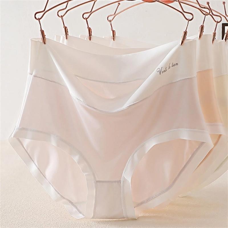 3 Stück Damen Modal Slips Weicher Komfort Hoher Bund Unterwäsche