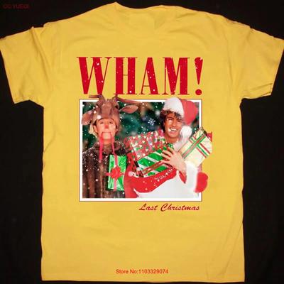 Last Christmas Wham Band Cotton T Shirt Concert S 5XL TR569 Vintage Washed Soft Slightly Comfortable Versatile