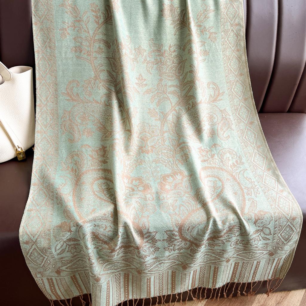 Luxury Brand Autumn Cashmere Pashmina Shawl Lady Wrap Warm Winter Scarves Design Print Female Foulard Hijab Stoles Scarf