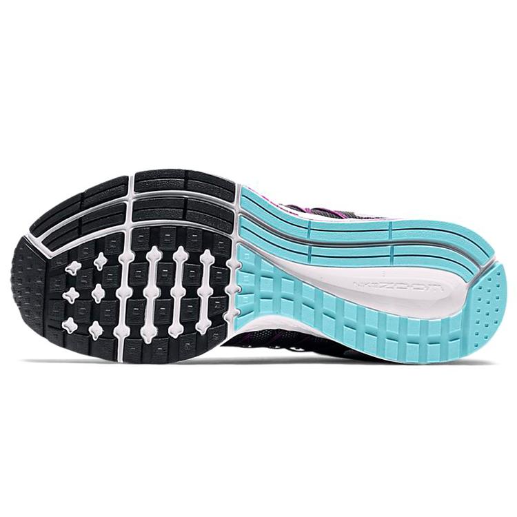 New Nike Air Zoom Prestige Cushioned Slip Resistant Low Top Running Shoes Women's Black Purple 806577-500
