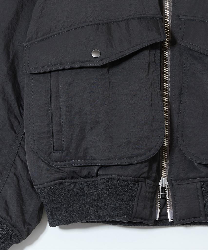 HORLISUN Airborne Nylon Padding Jacket Charcoal