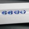 Kultivierter Blauer Saphir Kornblume Lose Steine Fassung Verschiedene Formen Schmuck Zubehör