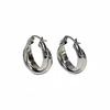 European & American High-End Geometric Double Layer Circle Earrings