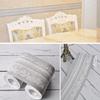 1 Rotolo Bordura Carta da Parati 3D Grigia Impermeabile Autoadesiva - Design Peel-and-Stick, Ottima per Aggiungere un Tocco Stilistico alle Piastrelle di Cucina e Bagno