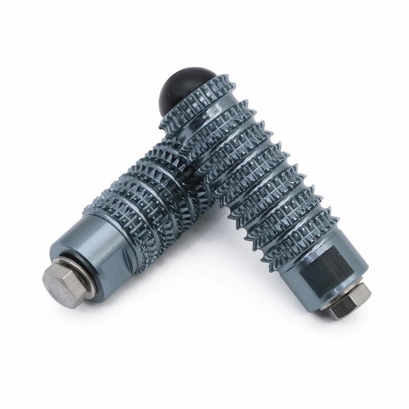 8MM Universal CNC Motorcycle Rearset Footrests Knurling Footpeg Foot Pegs Pedal For Yamaha YZF R25 R3 MT-25 2015 - 2023