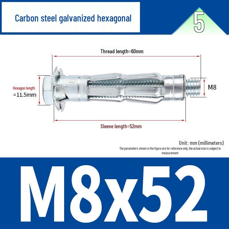 Plastic Petal Nut Expansion Screw for Hollow Sheet Metal - Fixed Lantern Rivet Expansion Bolt
