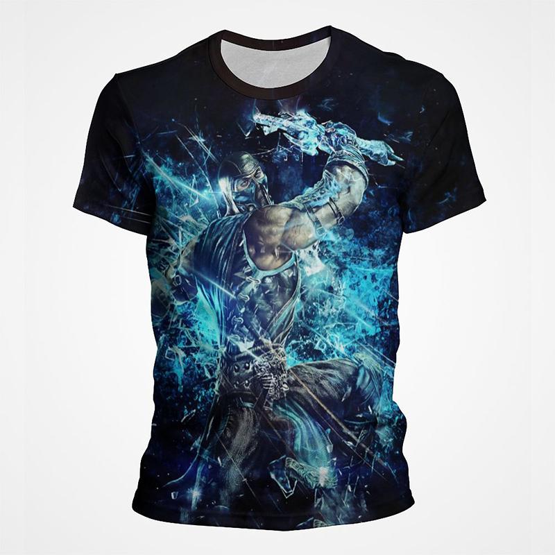 

Mortal Kombat Game 3D Print T-Shirts Summer Men Women Casual Fashion Oversized Short Sleeve T Shirt Male XXS