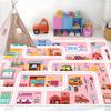 Car Play Mat for Boys and Girls Highway City Traffic-Themed Rugs for Kids Toy Cars Kids Rugs for Playroom Non-Slip Kids Play Rug