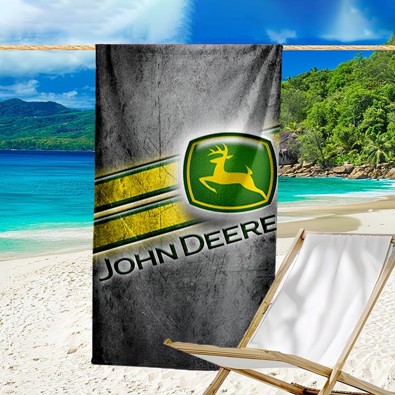 John Deere Design Mikrofaser Strandtuch, Leicht und Schnelltrocknend, für Sommerreisen, Strand-Essential, Schwimmbad Outdoor 80cmx160cm(31x63inch)