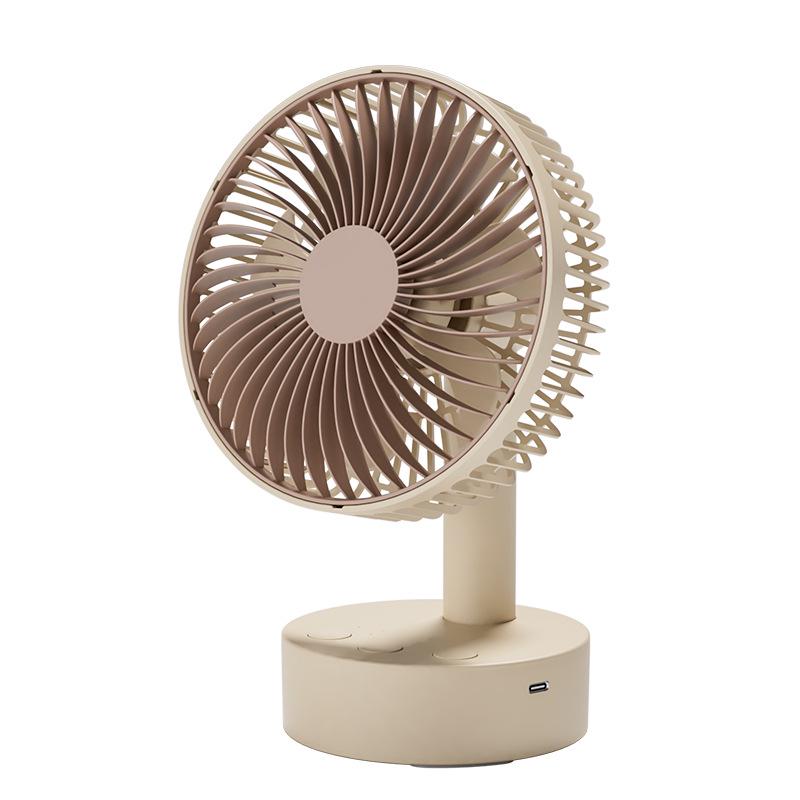 Cassidov 6-Zoll wiederaufladbarer USB-Oszillations-Schreibtischventilator mit langer Akkulaufzeit