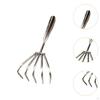 Shape Stainless Steel Tool Easy Use Handheld Seafood Shell Remover for Collecting Leaf