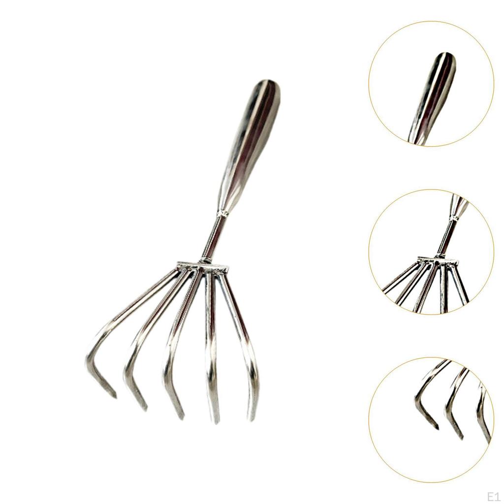 Shape Stainless Steel Tool Easy Use Handheld Seafood Shell Remover for Collecting Leaf
