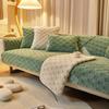 Winter Sofa Covers Towel Soft Plush Jacquard Housse Canape Dangle Couch Cover For Living Room Bay Window Pad L -Shaped Sofa Decor