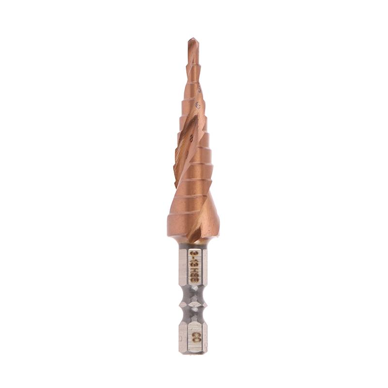 1pc M35 Cobalt-bearing Step Drill Stainless Steel Hole Opener Co Pagoda Drill Drill Bit High Hardness Cutting Tool Suit