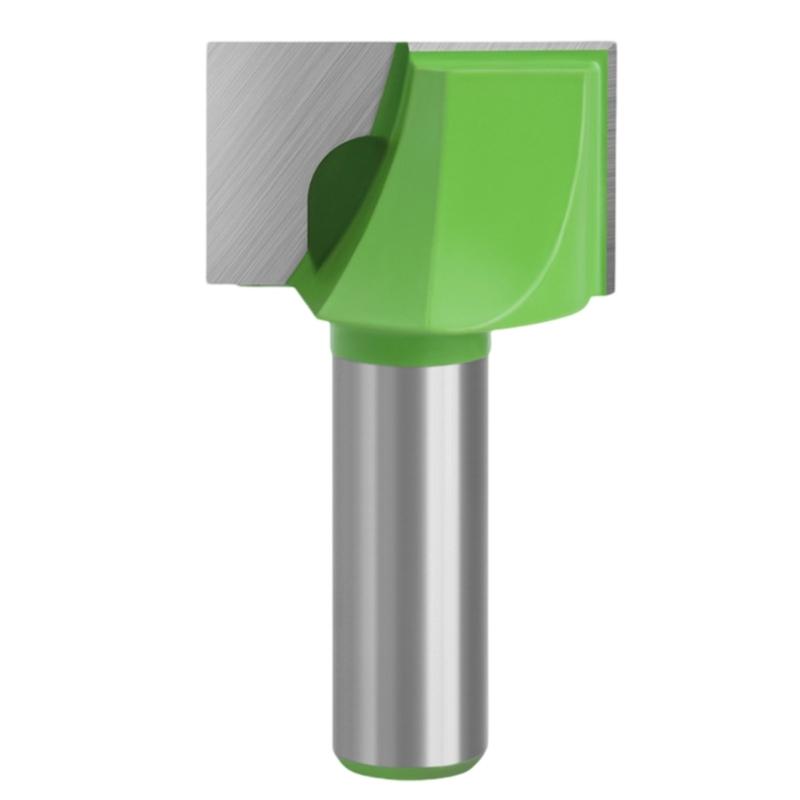 Durability Steel Tipped Bottom Cleaning Routers Bit for Efficient Woodworking Task with 1/2Inch Shank and Green Finishes