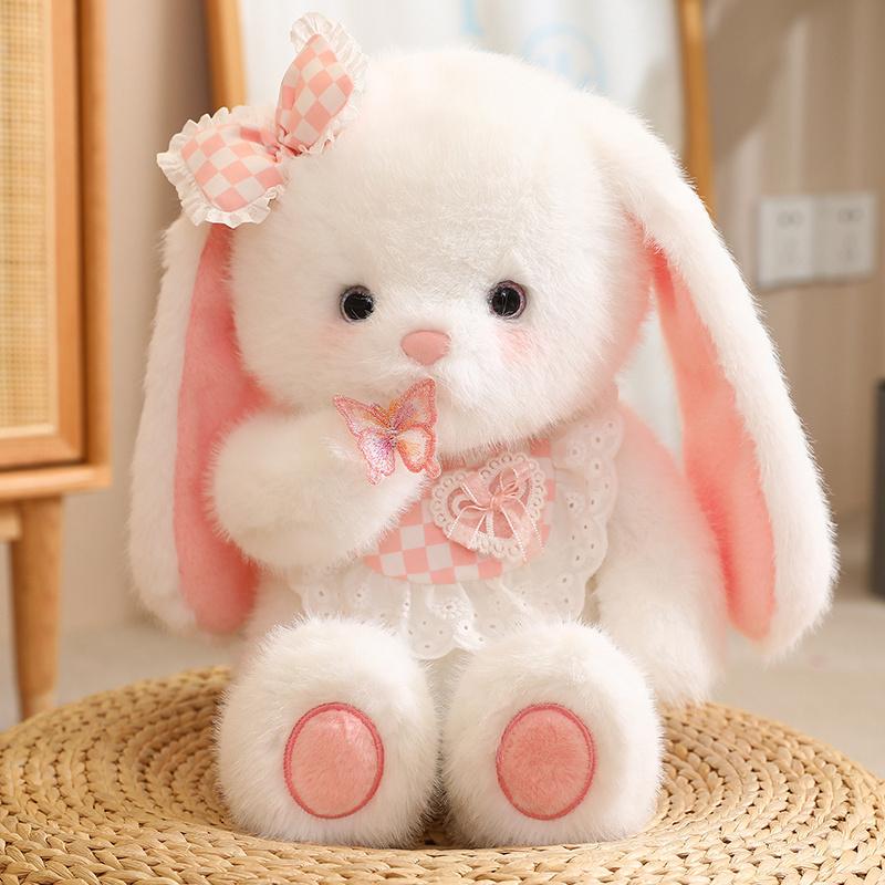 45/60cm Lovely Bunny Bear Cat Plushies Doll Fluffly Stuffed Animals Plush Toy Baby Appease Pillow Soft Home Decor Birthday Gift