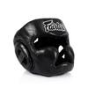 Fairtex HG13 Boxing Helmet with Nose Guard Black/Black L
