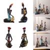 Afrikanische Frauenfigur Statuen Frauenfigur Mädchen Stammesdame Figur Geschenkgeben