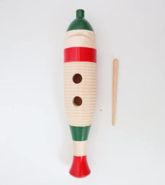 

Guiro, a large wooden percussion instrument for adults and children, perfect for karaoke, parties, and other events. A great way to liven up any