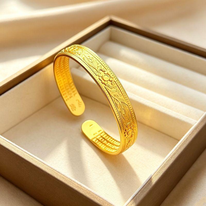 Ancient dragon and phoenix chengxiang bracelet women's high-end sense fashion light luxury open bracelet niche versatile simple high-end jewelry