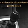 Universal Gear Shift Knob Silicone Cover Gear Rod Protect Case Dustproof WaterProof Lever Handle Skin Nonslip Manual Shifter