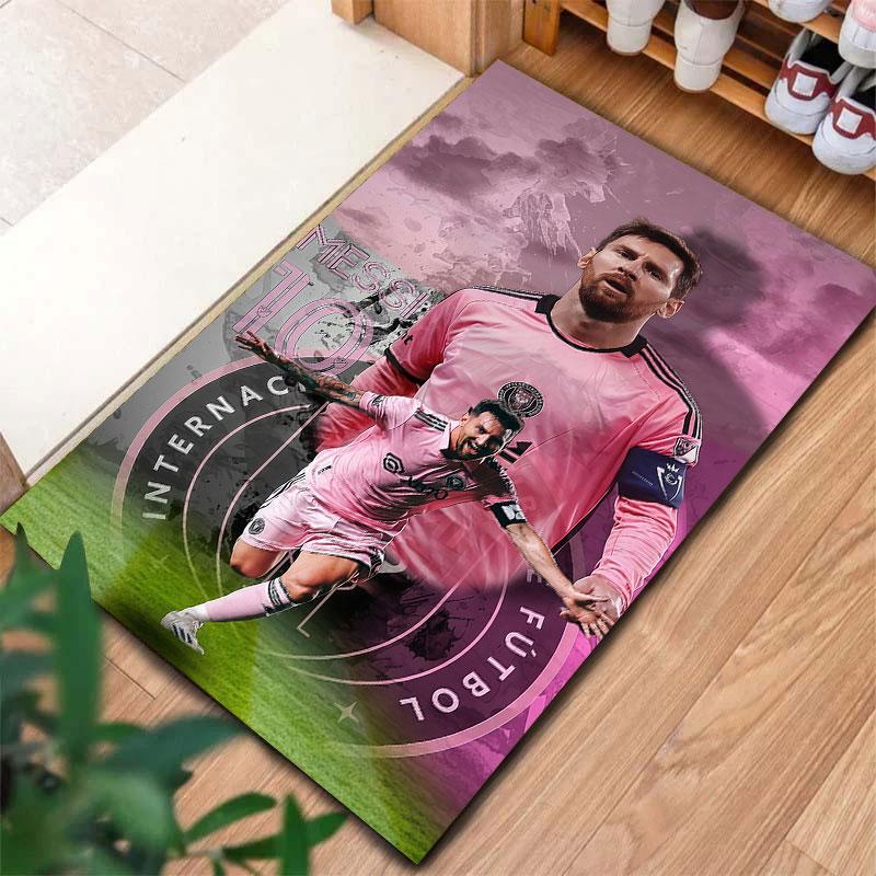 Lionel Messi Carpet Rug for Living Room Bedroom Home Sofa Decoration,Kids Play Non-slip Floor Mat