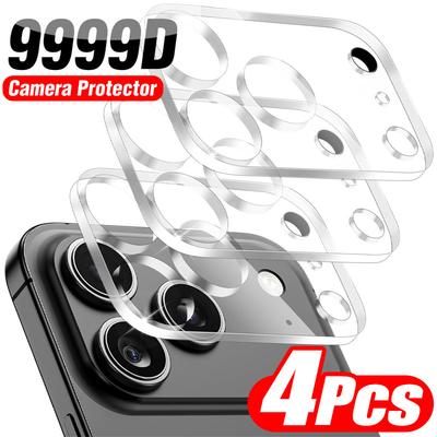 4PCS Tempered Glass Camera Protector For iPhone 17 Pro Max 17Air 17Pro HD Clear Rear Lens Cover Film For iPhone 17 Accessories