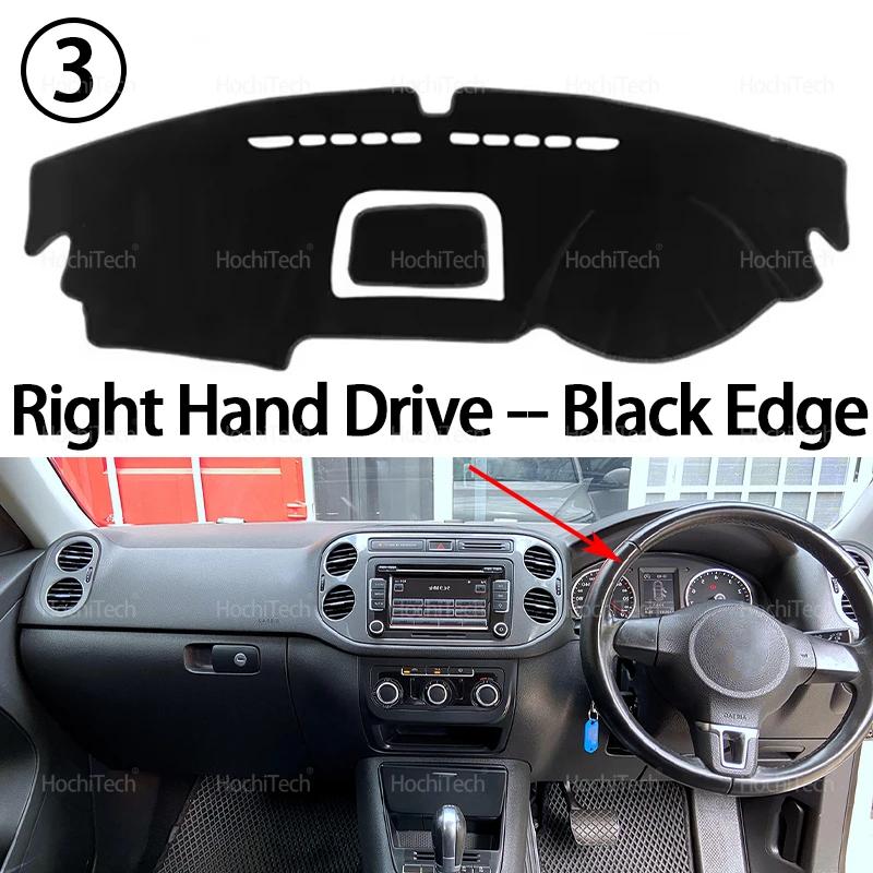 Car Dashboard Cover Protective Pad Dash Board Sunshade Carpet Anti-UV Dashmat for Volkswagen VW Tiguan MK1 2007-2015