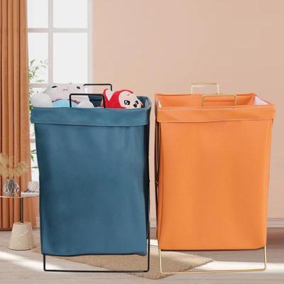 Elegant Waterproof Folding Laundry Basket - Internet Celebrity Style