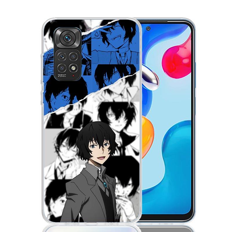 Bungo Stray Dogs Dazai Phone Case For Xiaomi Redmi Note 15 14 13 12S 12 Pro Plus 11S 11E 11 11T 10S 10 Art Soft Pattern Cover Re