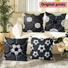 Soccer Themed Decorative Throw Pillow Covers Pattern Cushion Cover Suitable For Sofa Bedroom Car Pillow Cover