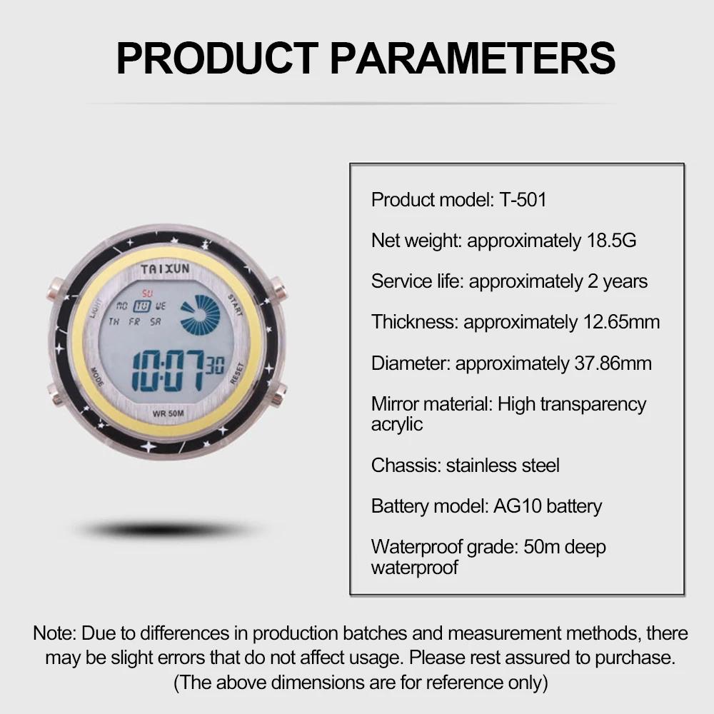 Motorcycle Digital Clock Waterproof Stick On Motorbike Dashboard Clock Mini Watch for Motorcycle Car Bike Boat Universal Fit