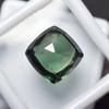 Natural Green Grandidierite Loose Gemstone 8.35 ct Square Cushion Cut for Jewelry Making and Crafts
