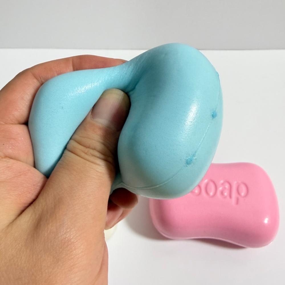 Stress Relief Toy Soap Ball Squishy Soap Stress Ball Fidget Toy Desk Squeeze Toy X-Mas Birthday Party Gift